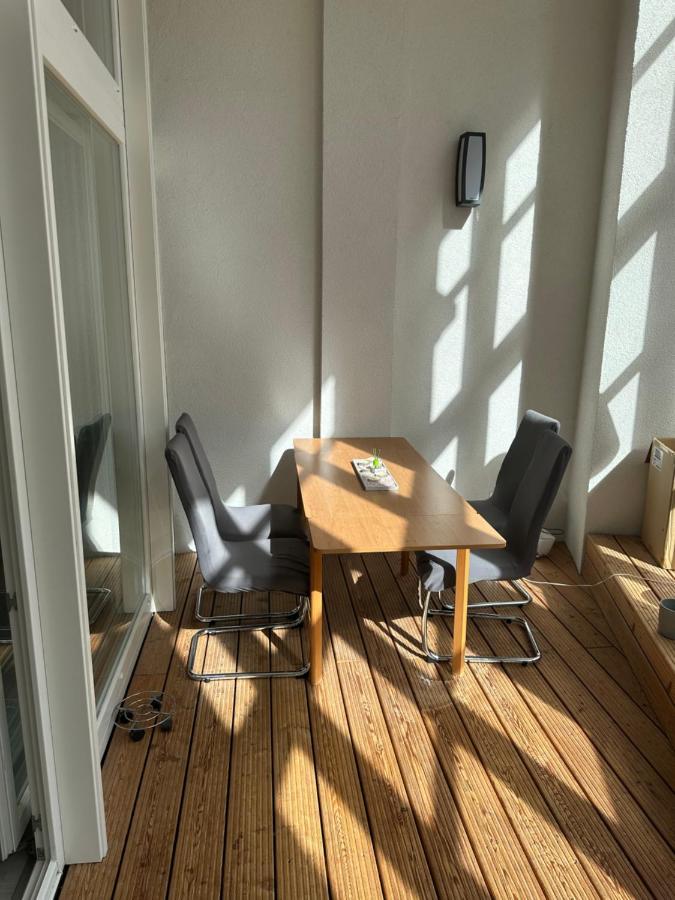 Relax-Wohnung Mit Balkon Ueber Die Weisse Elster Leipzig Dış mekan fotoğraf