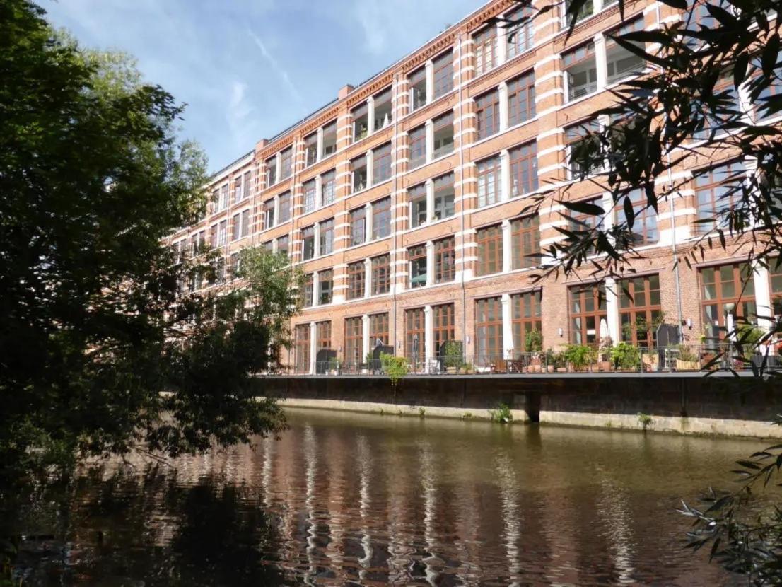 Relax-Wohnung Mit Balkon Ueber Die Weisse Elster Leipzig Dış mekan fotoğraf